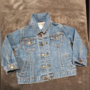 Carter’s Baby Denim Jacket 18M Classic Blue Jean Button Front Toddler